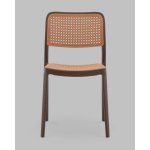 Стул Yona пластиковый коричневый