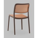 Стул Yona пластиковый коричневый
