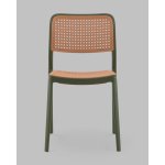 Стул Yona пластиковый зелёный