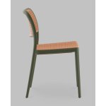 Стул Yona пластиковый зелёный