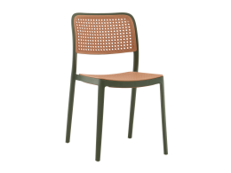 Стул Yona пластиковый зелёный