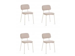 Стул Chao бежевый бежевые ножки 4 шт.