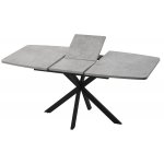 Стол АРИЗОНА 130 БЕТОН ЧИКАГО СВ.СЕРЫЙ / Черный каркас М-City