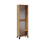 Прихожая Витра шкаф платяной дуб крафт золотой/белый