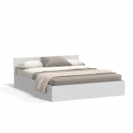 СГ Норд Кровать 1,6 (1635*650*2032) белый гладкий/белый гладкий