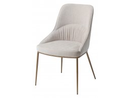 Стул ABRIOLA BOSTON-102 латте, ткань / бронзовый винтажный, ®DISAUR