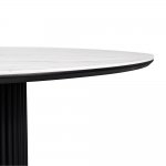 Стол BRAVO 140х85х77 см керамогранит Calacatta Matt