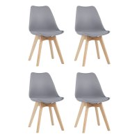 Стул FRANKFURT серый 4 шт.