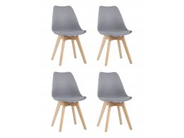 Стул FRANKFURT серый 4 шт.
