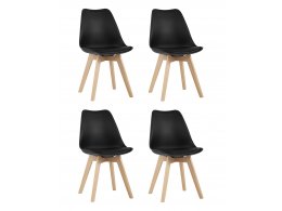 Стул FRANKFURT черный 4 шт.