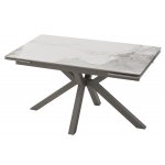 Стол Кентукки ЛАЙТ 140 PANDORA LIGHT, керамика / ЛАТТЕ, М-City