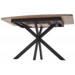 Стол АРИЗОНА 130 ДУБ КУНЕО / Черный каркас М-City