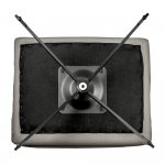 Оттоманка HUG светло-серый, экокожа