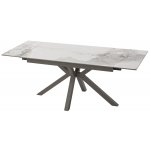 Стол Кентукки ЛАЙТ 140 PANDORA LIGHT, керамика / ЛАТТЕ, М-City