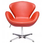 Кресло SWAN STYLE CHAIR красный