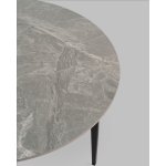 Журнальный столик Aliara серая керамика