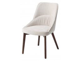 Стул ABI BOSTON-102 латте, ткань / орех, ®DISAUR