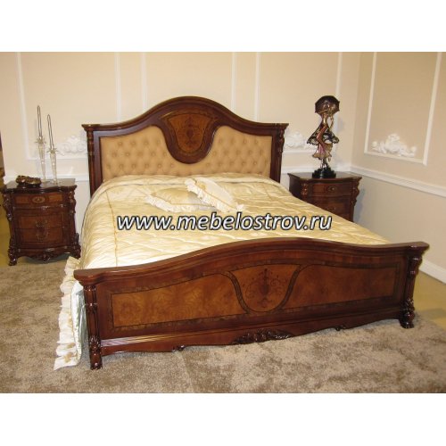 ANGELINA (АНГЕЛИНА) Кровать A (кожа Н003) 1800*2000