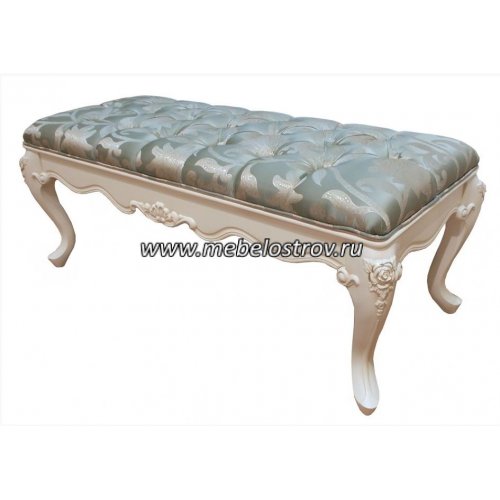 88031 Санта Мария Банкетка ткань 8801 с пуговицами (без розочек)