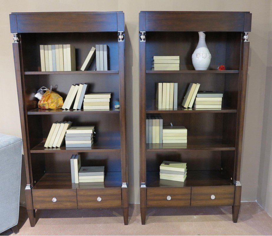 Стеллаж MESTRE отделка шпон вишни C (Cherry С)