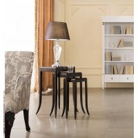 Набор столиков (3шт) MESTRE отделка шпон махагона цвет С (Mahogany C)