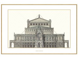 Постер IMMAGINE отделка рама черного цвета, закаленное стекло