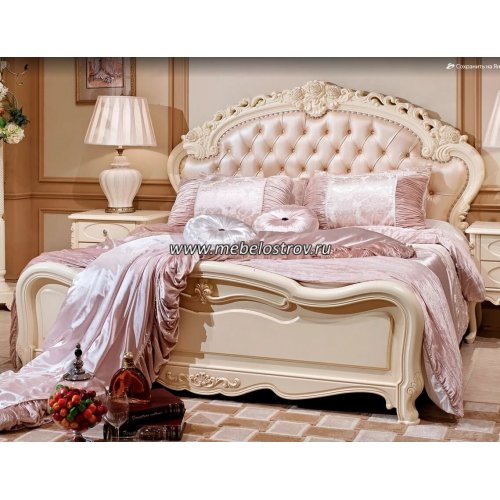 88011-С Санта Мария Кровать 180 без решетки (С ИЗНОЖЬЕМ), цвет-МТ8816