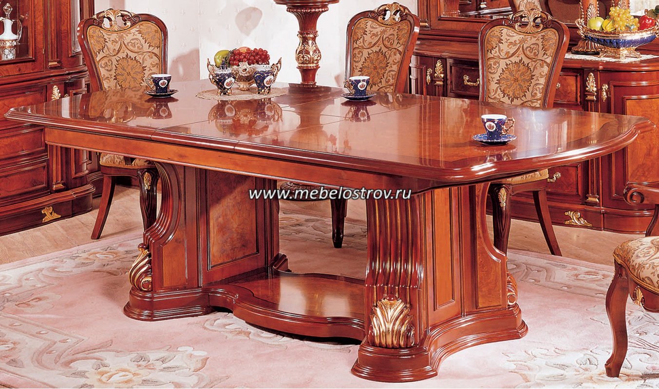 Стол обеденный прямоугольный А раскладной 2,4-3,0 "Карпентер 216"