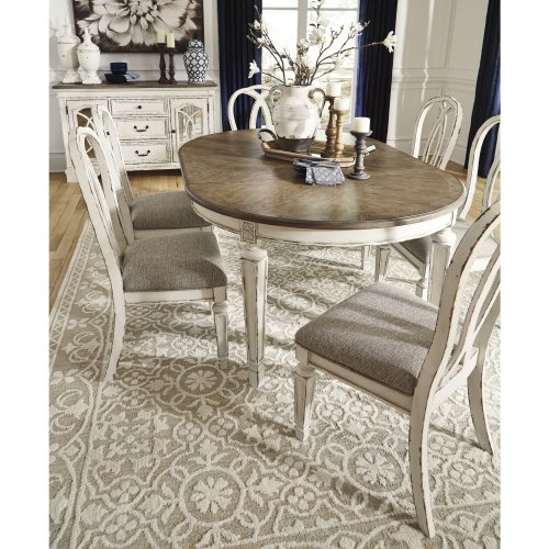 СТОЛ ОБЕДЕННЫЙ REALYN D743-35 ОВАЛЬНЫЙ РАСКЛАДНОЙ 1,22-1,83