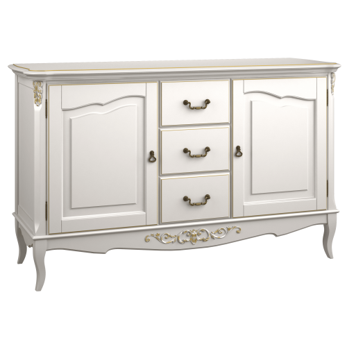 PROVENCE (ПРОВАНС) Комод широкий 3 ящика + 2 двери с доводчиками