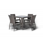 Бари стол серо-коричневый