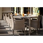 Бари стол серо-коричневый