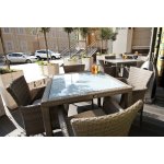 Бари стол серо-коричневый