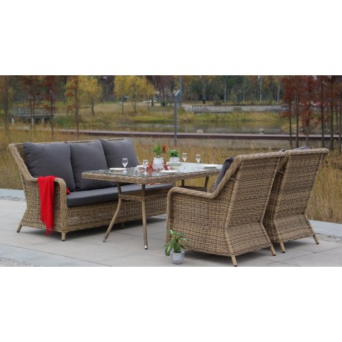 Гляссе диван соломенный