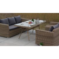 Латте, стол, соломенный 2000х900