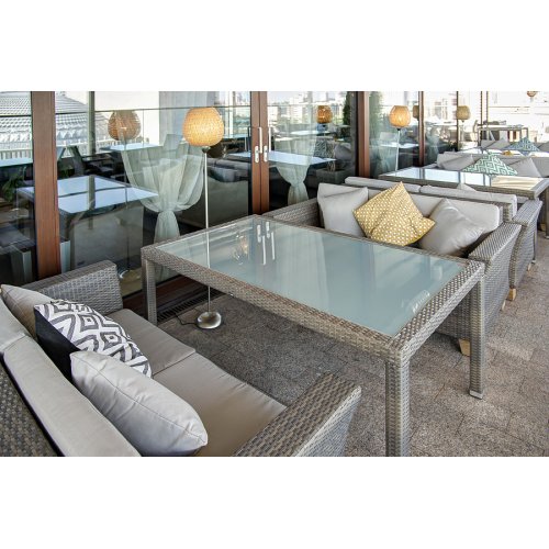 Милан , стол серо - коричневый Милан , стол серо - коричневый