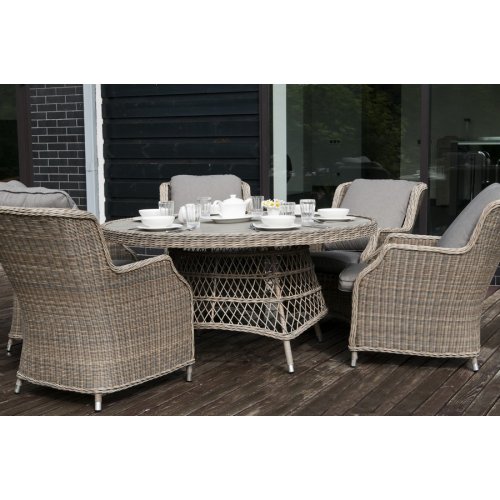 Неаполь плетеный обеденный стол Неаполь плетеный обеденный стол