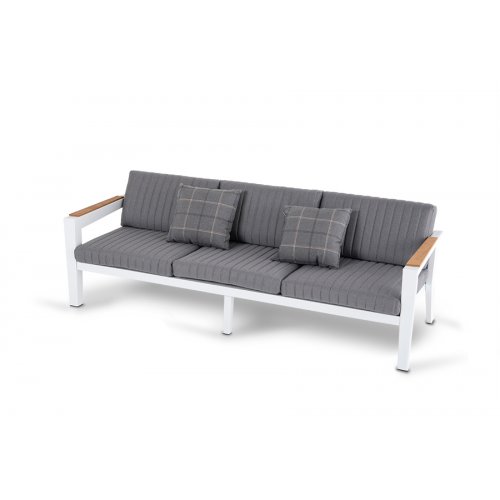 Фореста Трехместный диван из алюминия с подушками Фореста Трехместный диван из алюминия с подушками