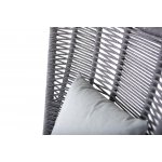 Кресло Мадрид, арт. LCAR6001, в комплекте с подушками, свет темно-серый