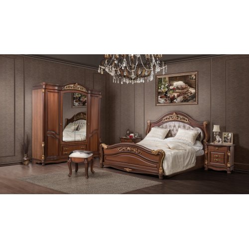 КАСАНДРА комплект спальни с 6-ти дверным шкафом