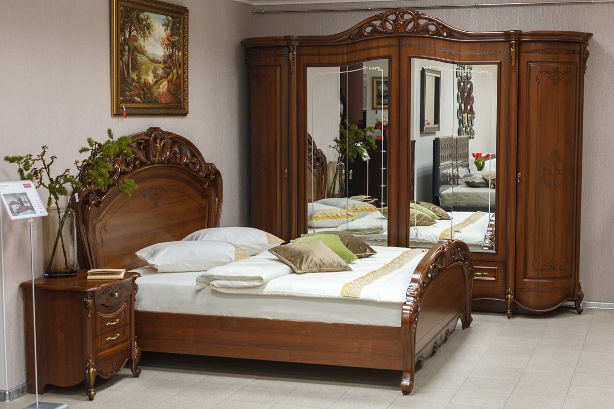 Аллегро 6Д1 спальня с 6-ти дверным шкафом