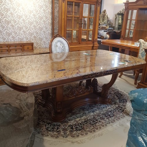 LUIGI (ЛУИДЖИ) M10 Carpenter Стол 2,4 с мраморной столешницей