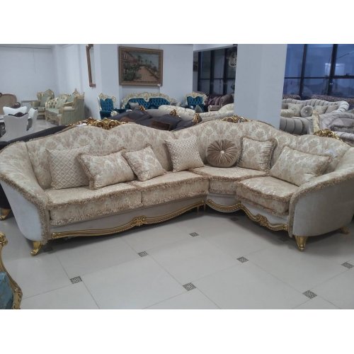 Мелоди угловой 4-х местный диван с механизмом (ткань 10) Мелоди угловой 4-х местный диван с механизмом (ткань 10)