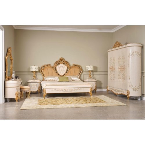 БЕАТРИЧЕ беж  Комплект спальни с 4-х дверным шкафом