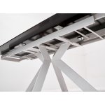 Стол BELLUNO 160 MARBLES KL-99 Белый мрамор матовый, итальянская керамика/ белый каркас М-City