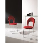 Стул VITTORIA 44,52 (М089 алюмин./ MAGU/07 TB606 антрацит, ткань Magu )