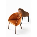 Стул ROSIE SOFT CB/1910, BCH P132 GRAPHITE/ VENICE S0F SAND