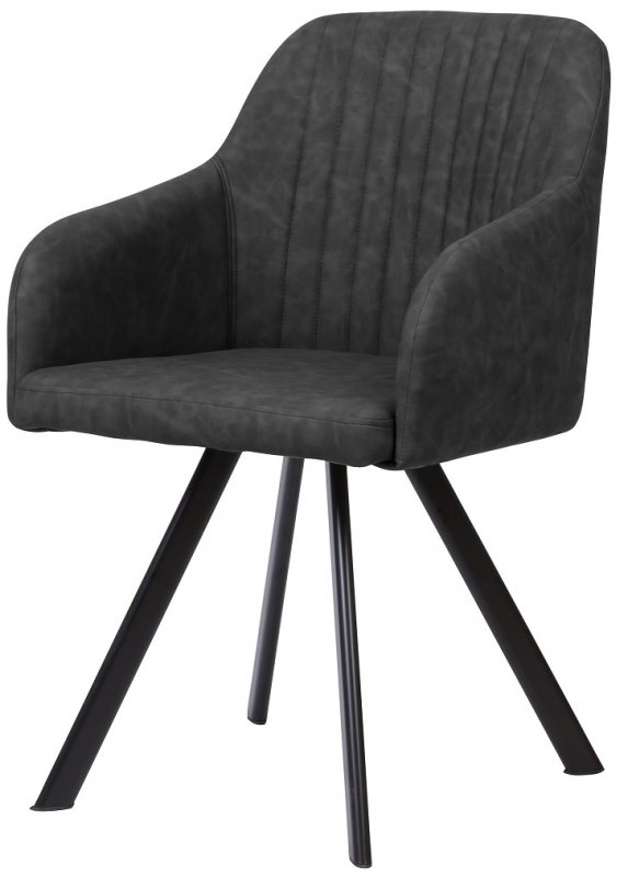 Стул TRAVIS RU-08 PU антрацит, экокожа М-City