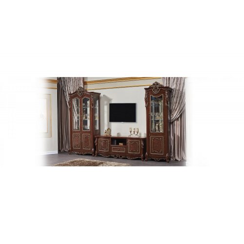 ДЖОКОНДА Стенка: Витрина 1-но дв + Витрина 2-х дв. + ТВ Тумба ДЖОКОНДА Стенка: Витрина 1-но дв + Витрина 2-х дв. + ТВ Тумба