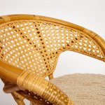 ТЕРРАСНЫЙ КОМПЛЕКТ PELANGI (стол со стеклом + 2 кресла) 